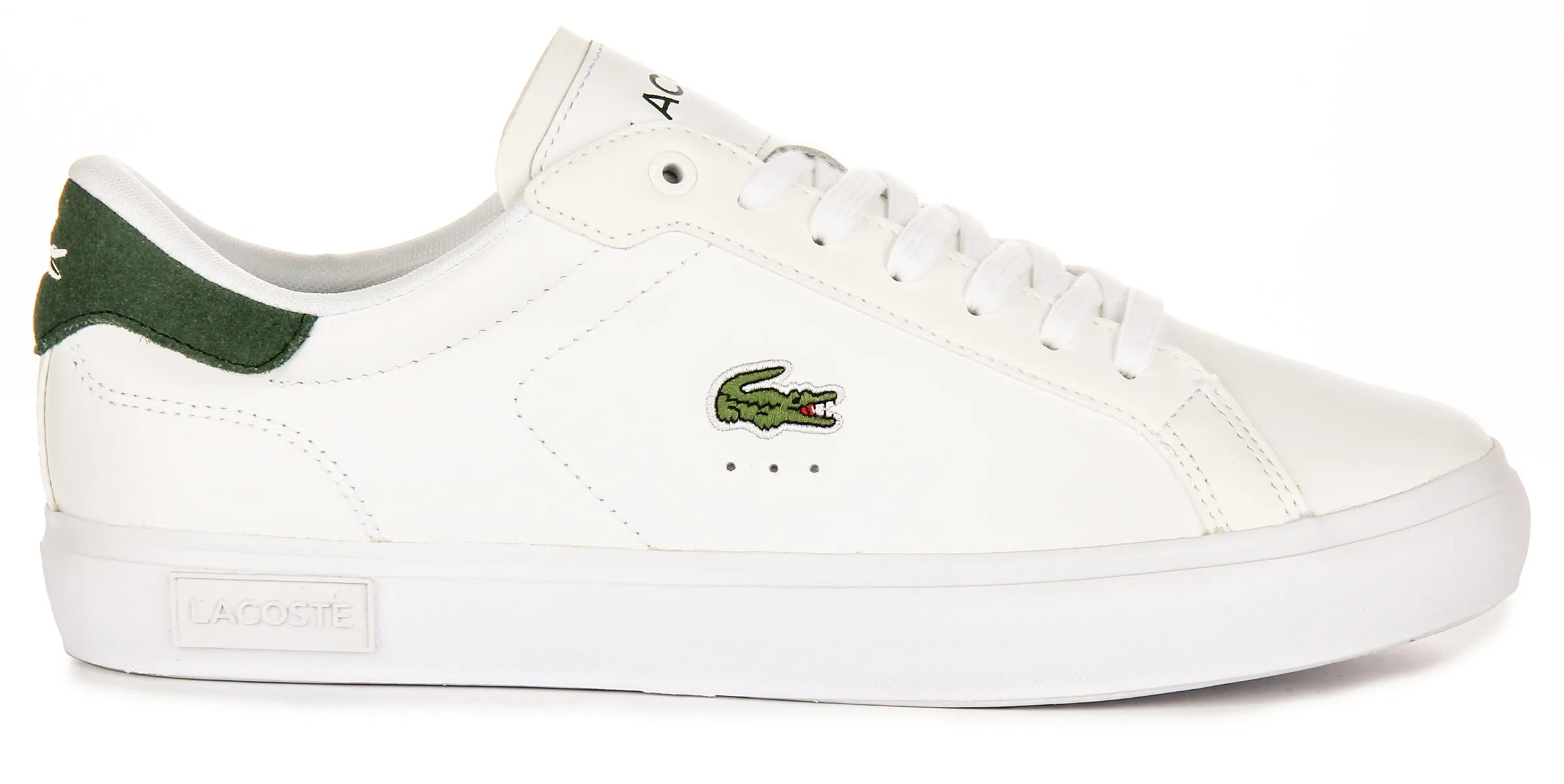 Lacoste Powercourt In Weiß Grün Für Herren Schuhe Lacoste