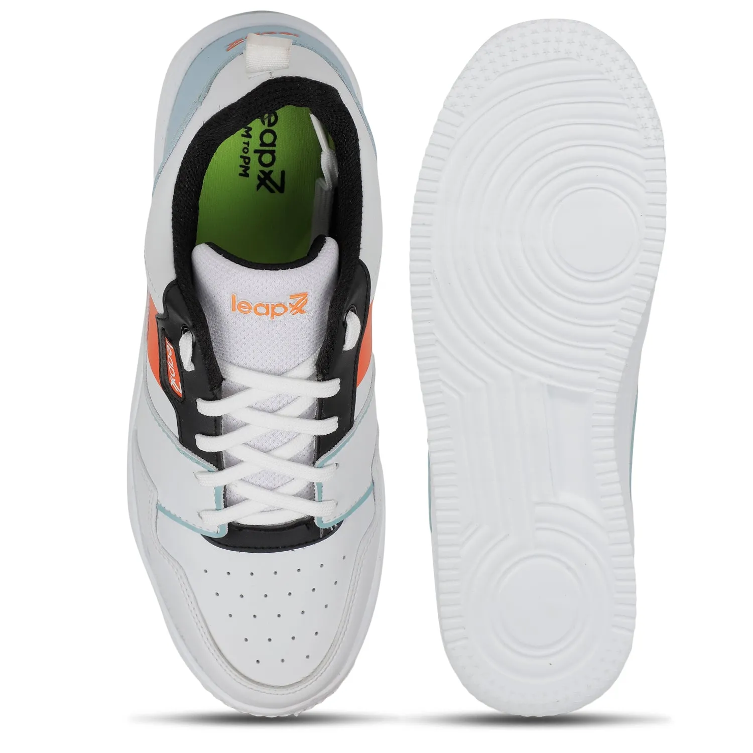 Leap7x Casual Orange Sneaker Für Herren SNOOKIS-2 Von Liberty