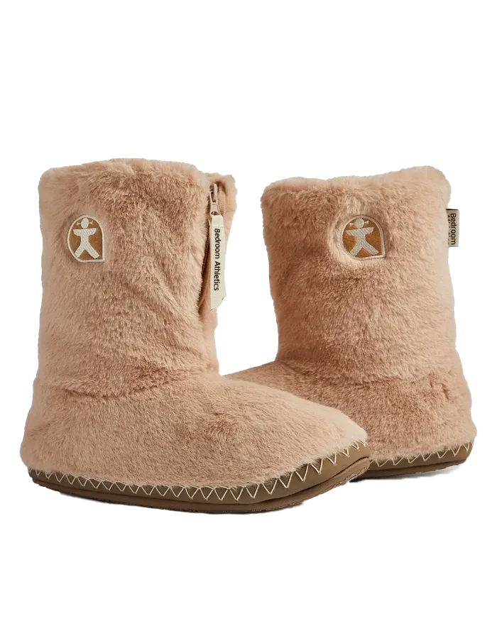 Marilyn Classic Faux-Fur Pantoffelstiefel in Lebkuchen