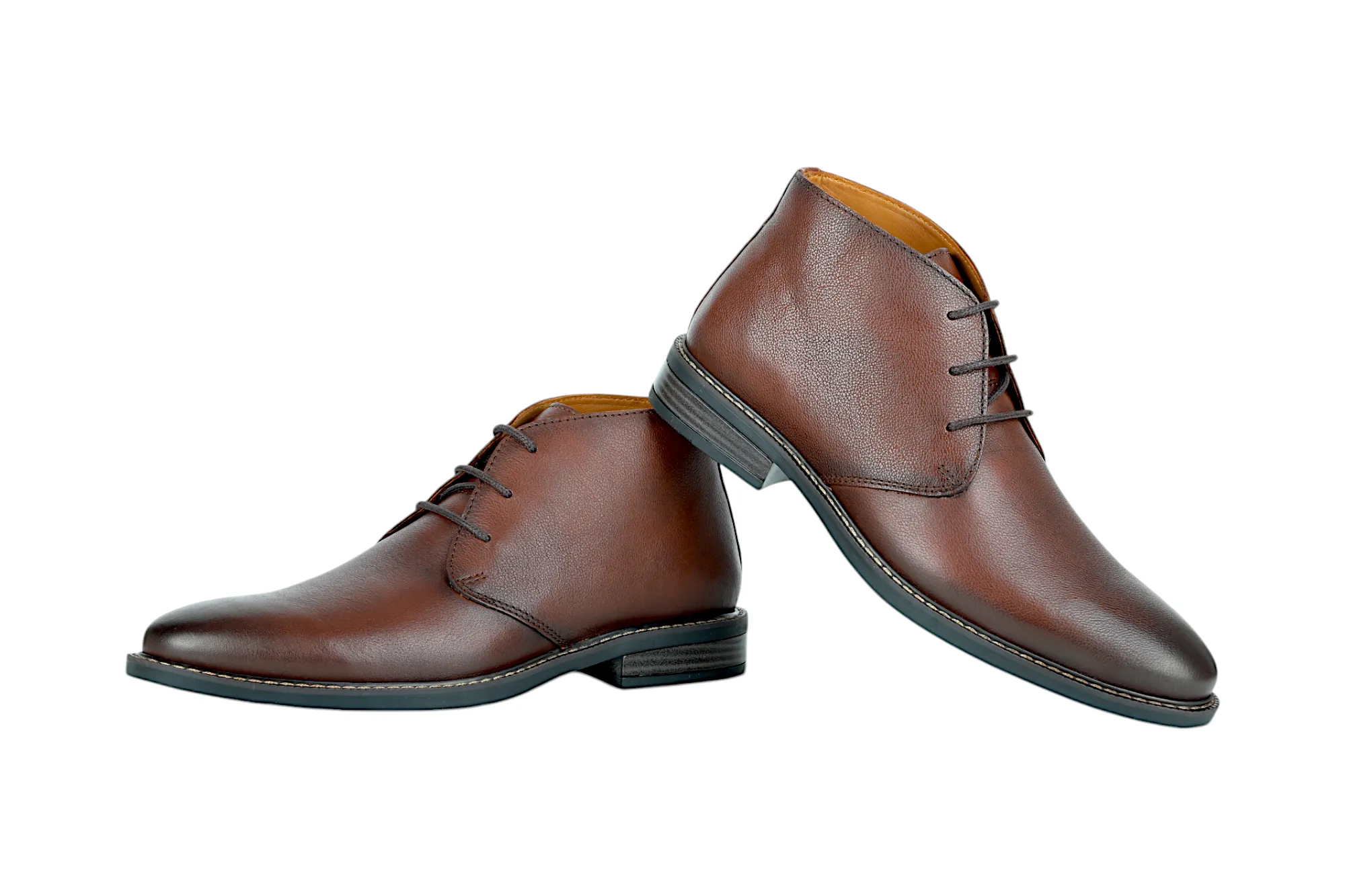 Herren Premium Leder Casual Boots Schuh 91531