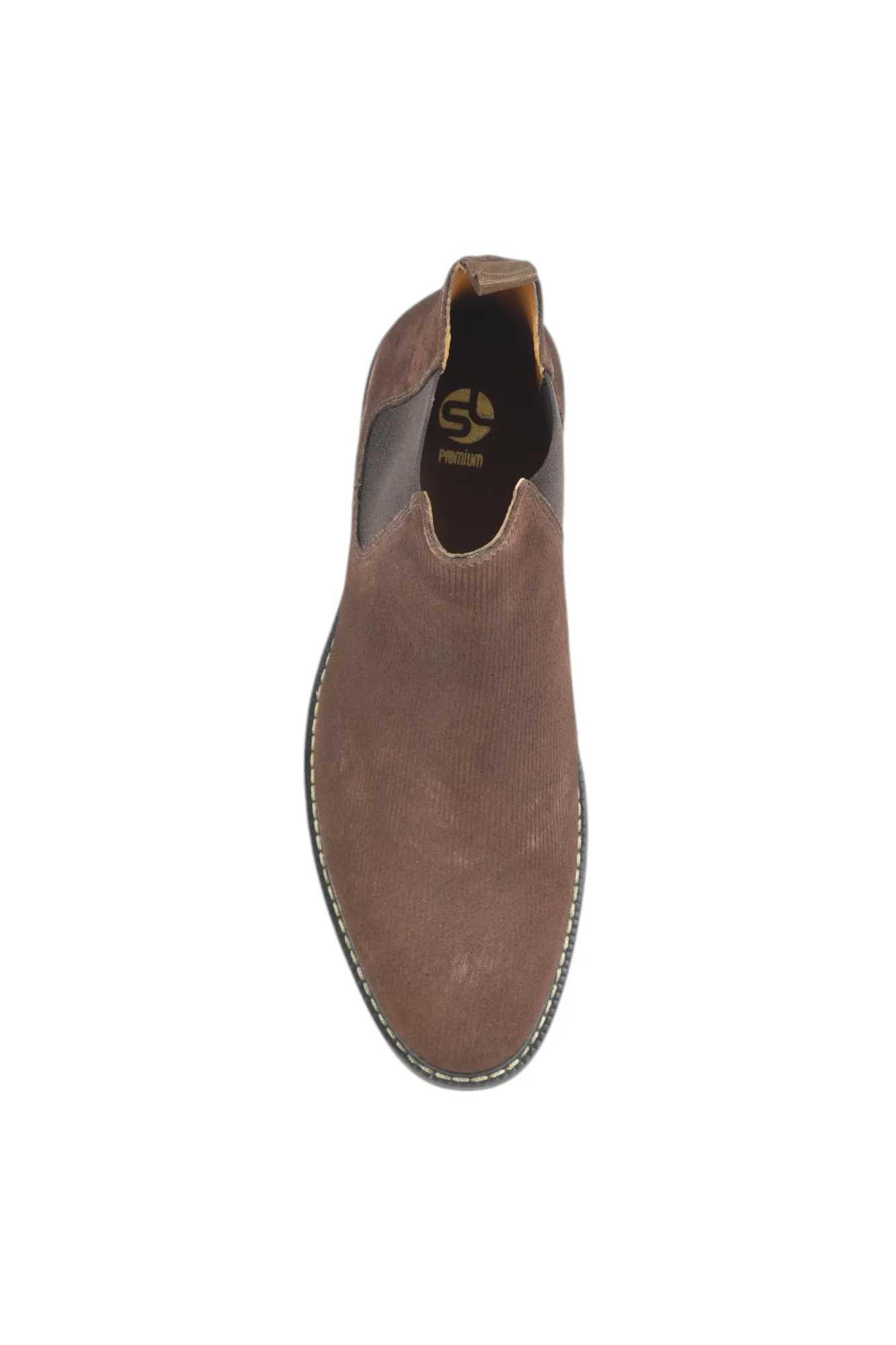 Herren Premium-Lederschlupfstiefel Chelsea 91534