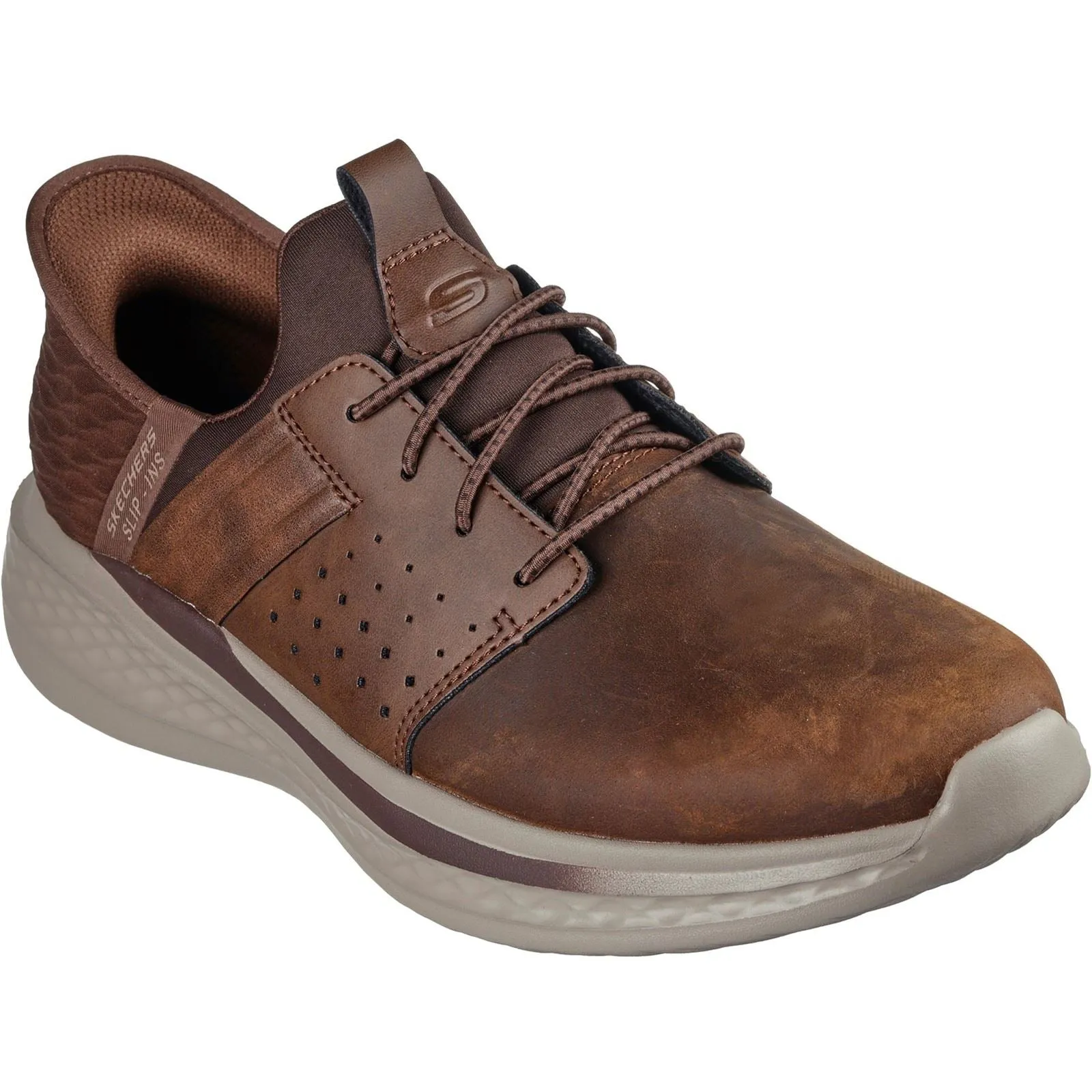 Herren Weite Passform Skechers 210828 Slip-ins Rf Slade Turnschuhe