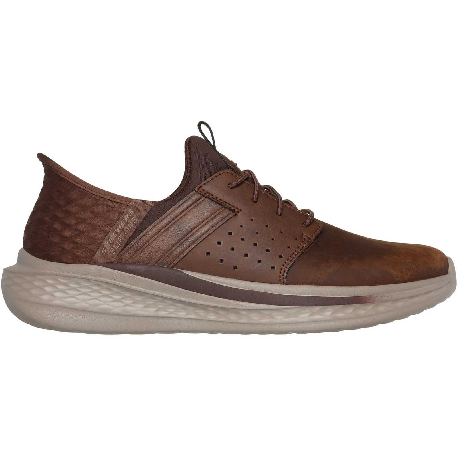 Herren Weite Passform Skechers 210828 Slip-ins Rf Slade Turnschuhe