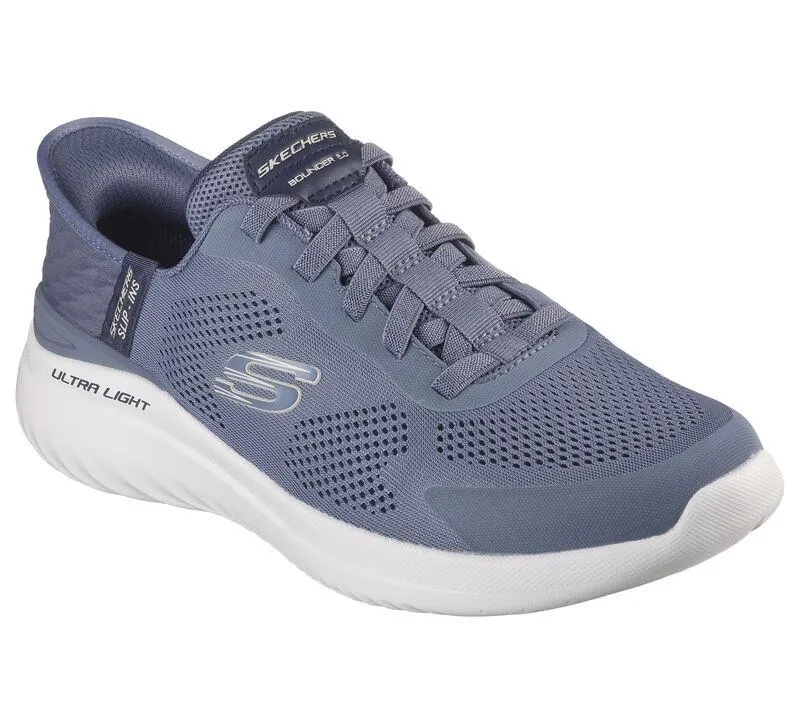 Herren Weite Passform Skechers 232459 Slip-ins Bounder 2.0 Emerged Trainers
