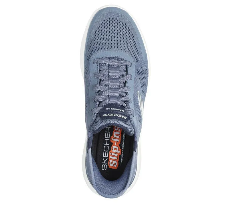 Herren Weite Passform Skechers 232459 Slip-ins Bounder 2.0 Emerged Trainers