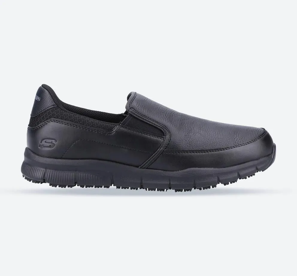 Herren Weite Passform Skechers Sk77236EC Nampa Annod Berufstrainer