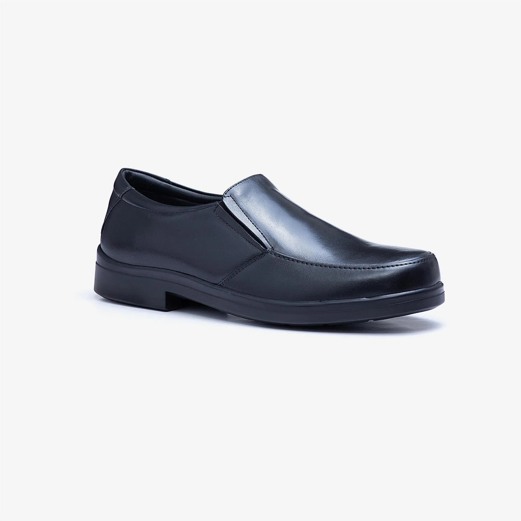 Herren Weite Passform Tredd Well Camelot Schlupfschuhe - Schwarz