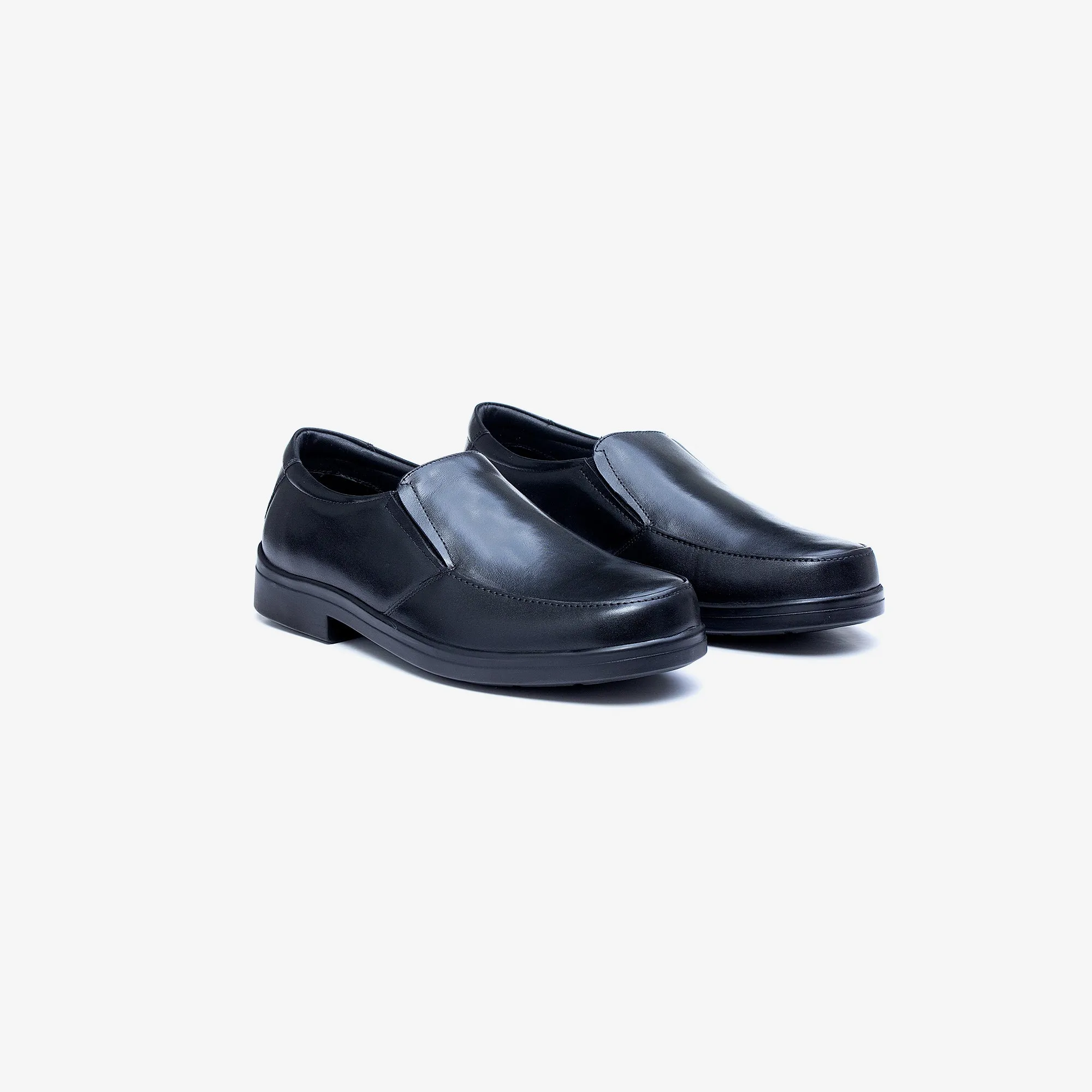 Herren Weite Passform Tredd Well Camelot Schlupfschuhe - Schwarz