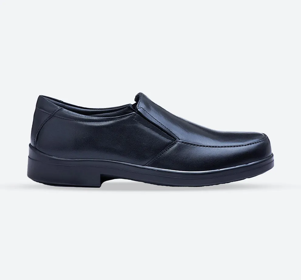 Herren Weite Passform Tredd Well Camelot Schlupfschuhe - Schwarz