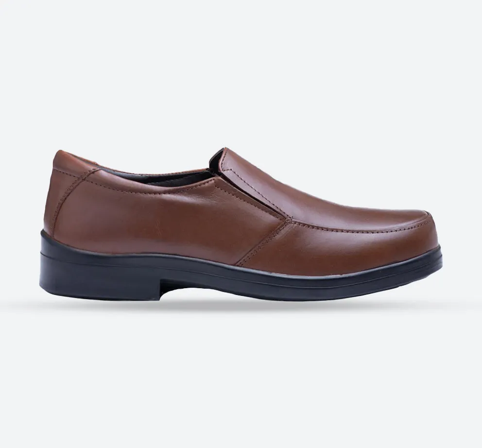 Herren Weite Passform Tredd Well Camelot Schlupfschuhe - Hellbraun