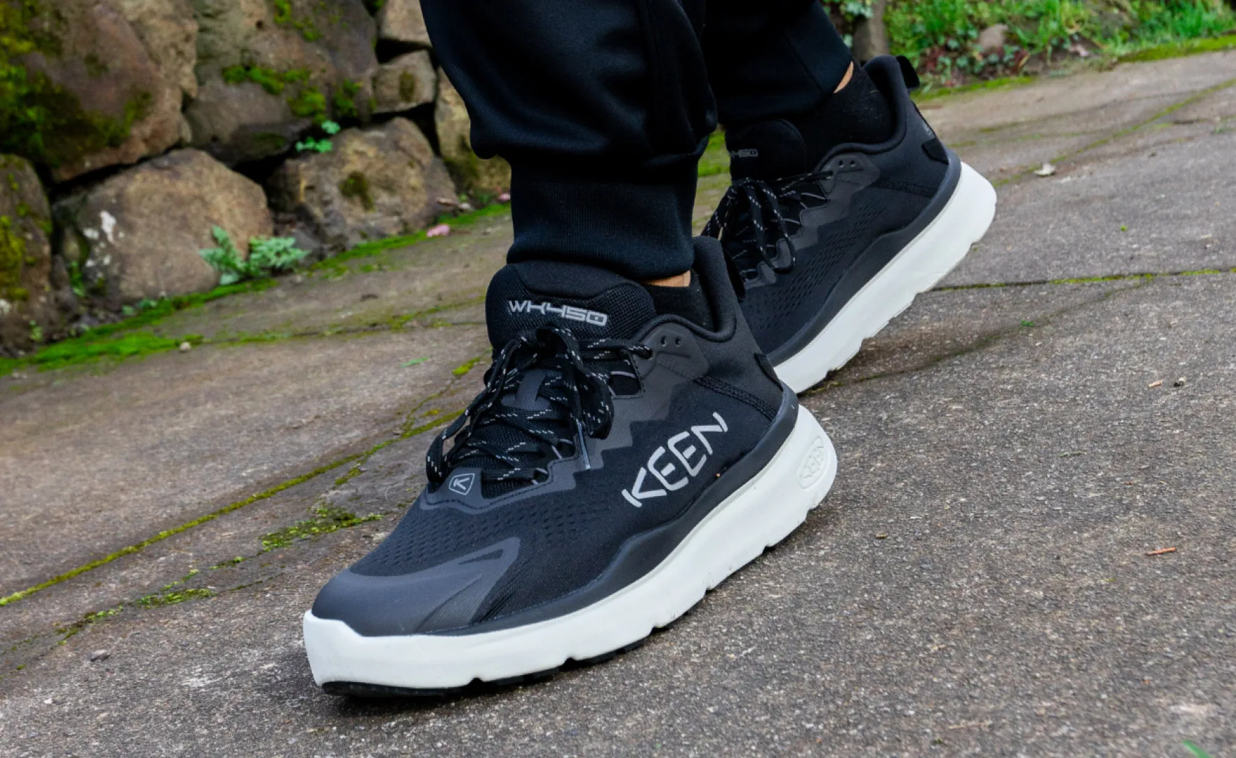 Herren WK450 Wanderschuh | Schwarz/Sternweiß