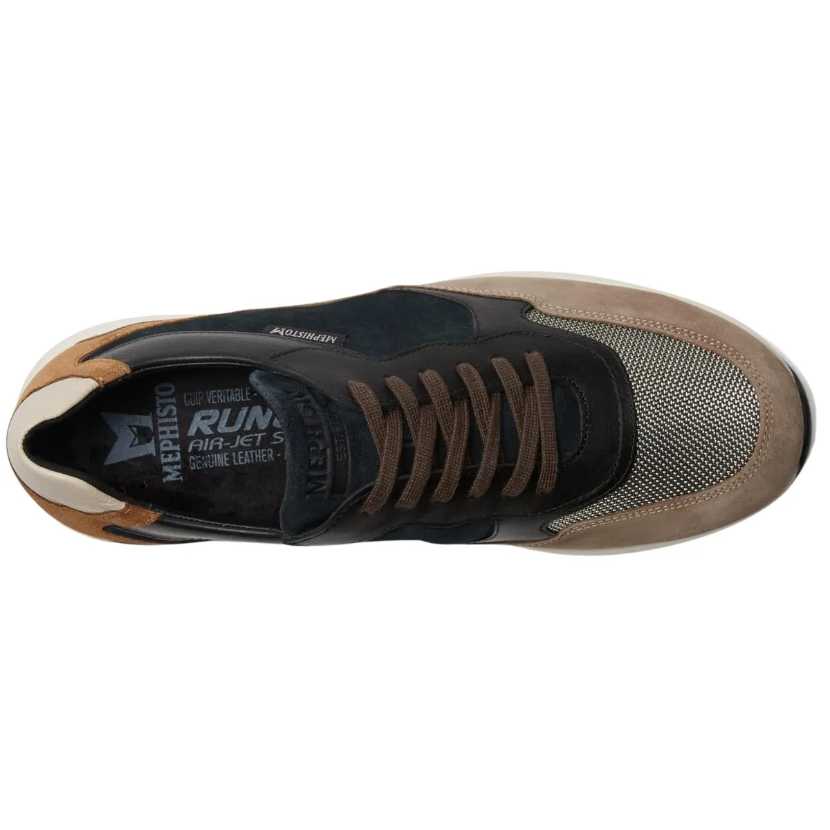Mephisto Herren Driss Warm Grau/Mehrfarbig