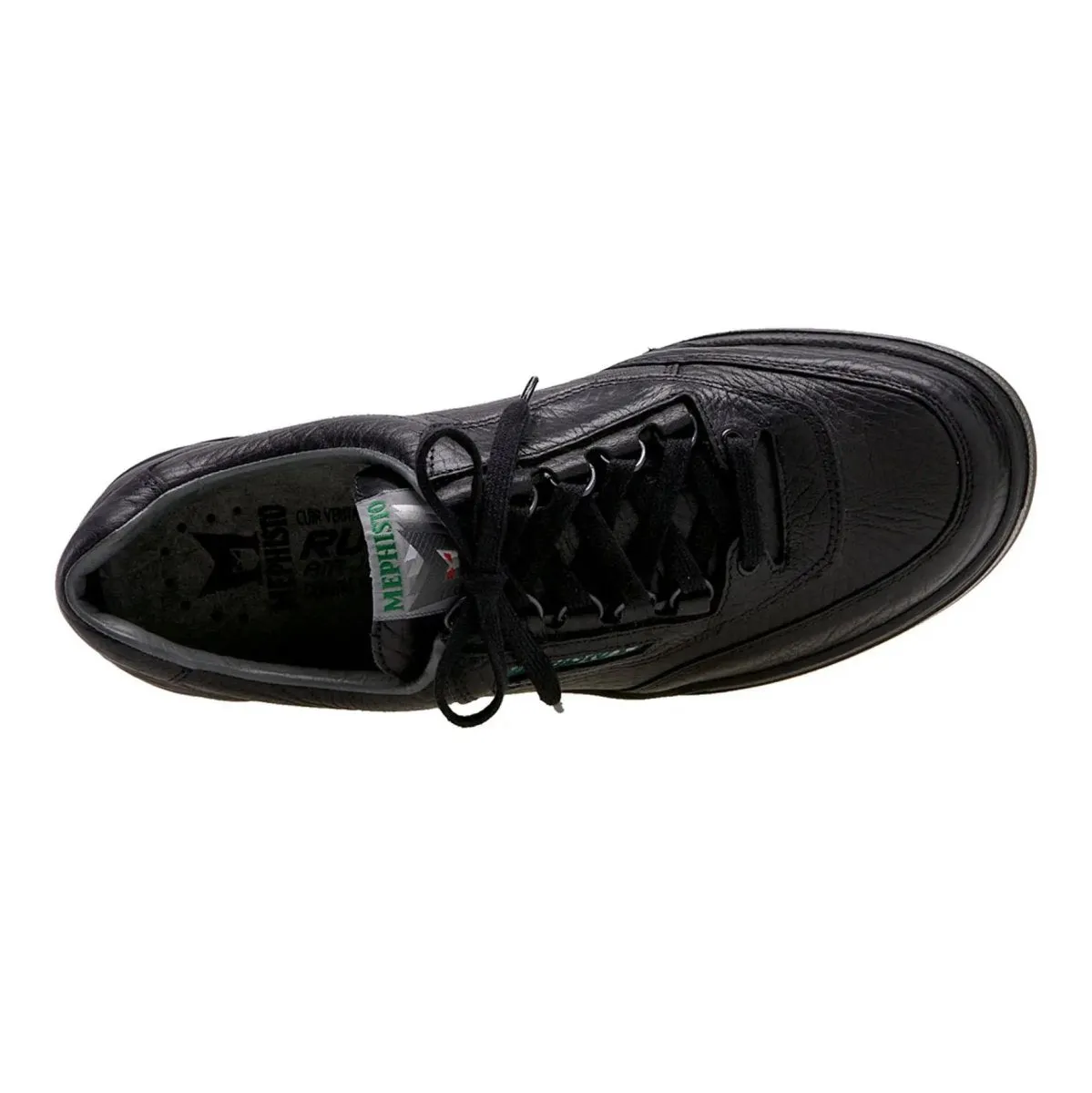 Mephisto Herren Match Schwarz Genarbt