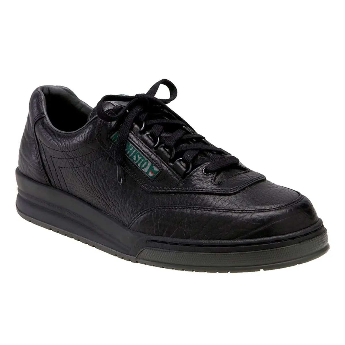 Mephisto Herren Match Schwarz Genarbt