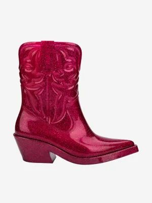 Mini Melissa Mädchen Texas Stiefel in Rosa
