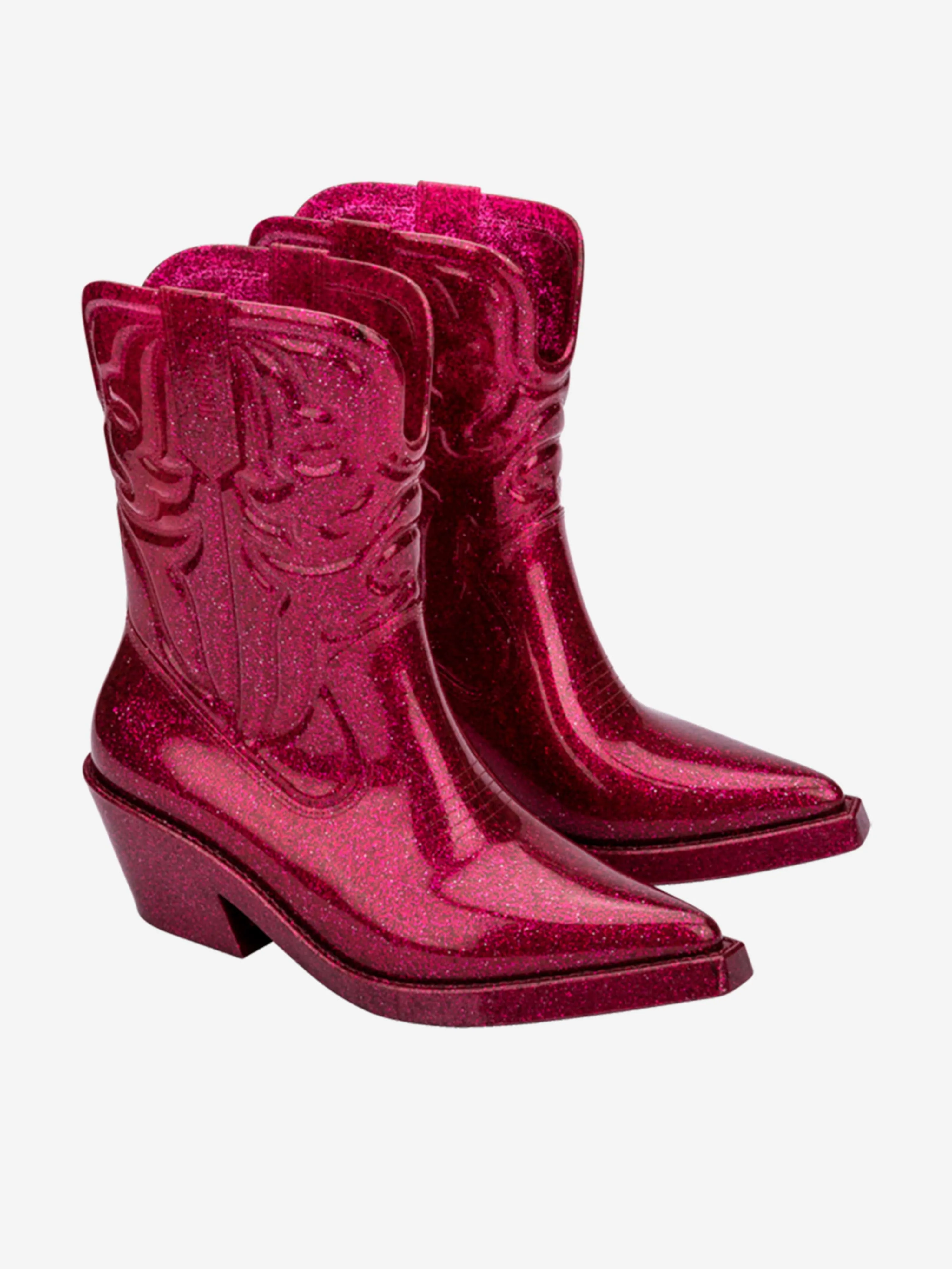 Mini Melissa Mädchen Texas Stiefel in Rosa