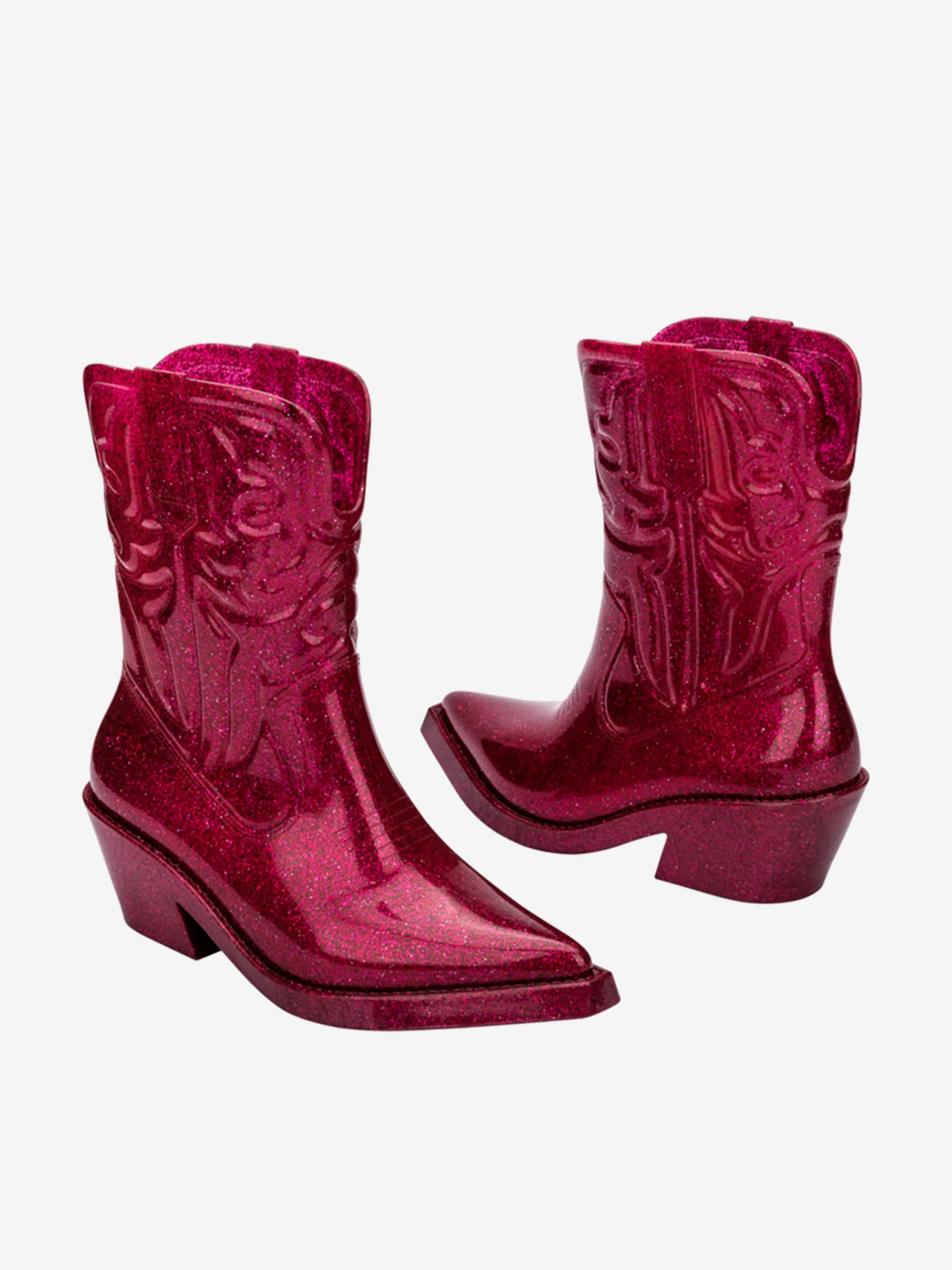 Mini Melissa Mädchen Texas Stiefel in Rosa