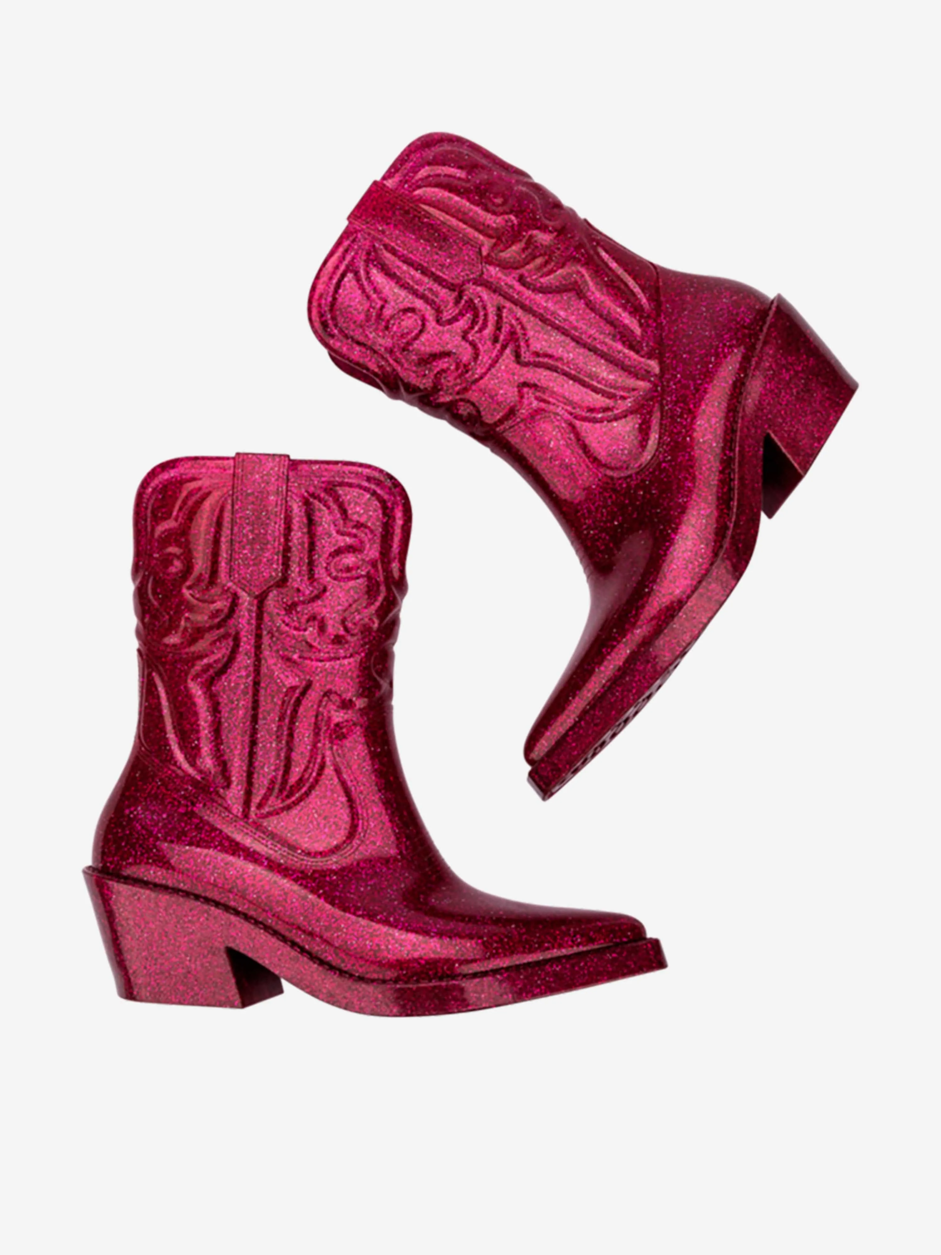 Mini Melissa Mädchen Texas Stiefel in Rosa