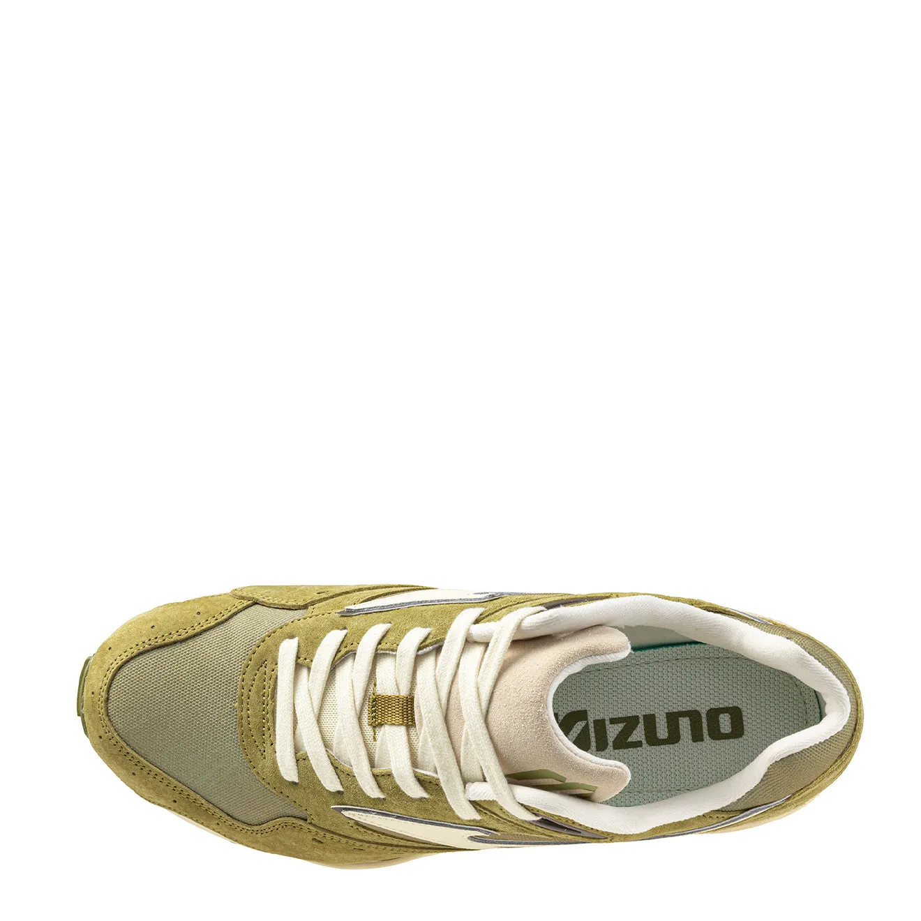 Mizuno Contender Premium Trainer Olivgrün / Rauchgrün / Sahneweiß