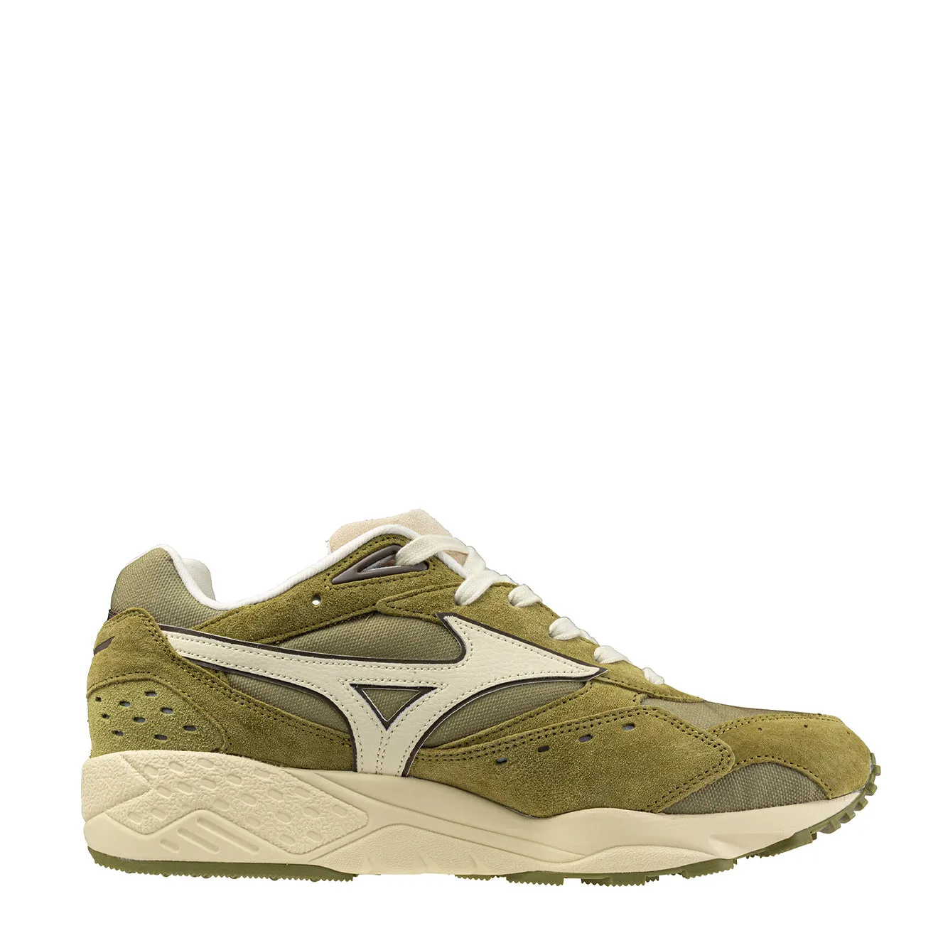 Mizuno Contender Premium Trainer Olivgrün / Rauchgrün / Sahneweiß