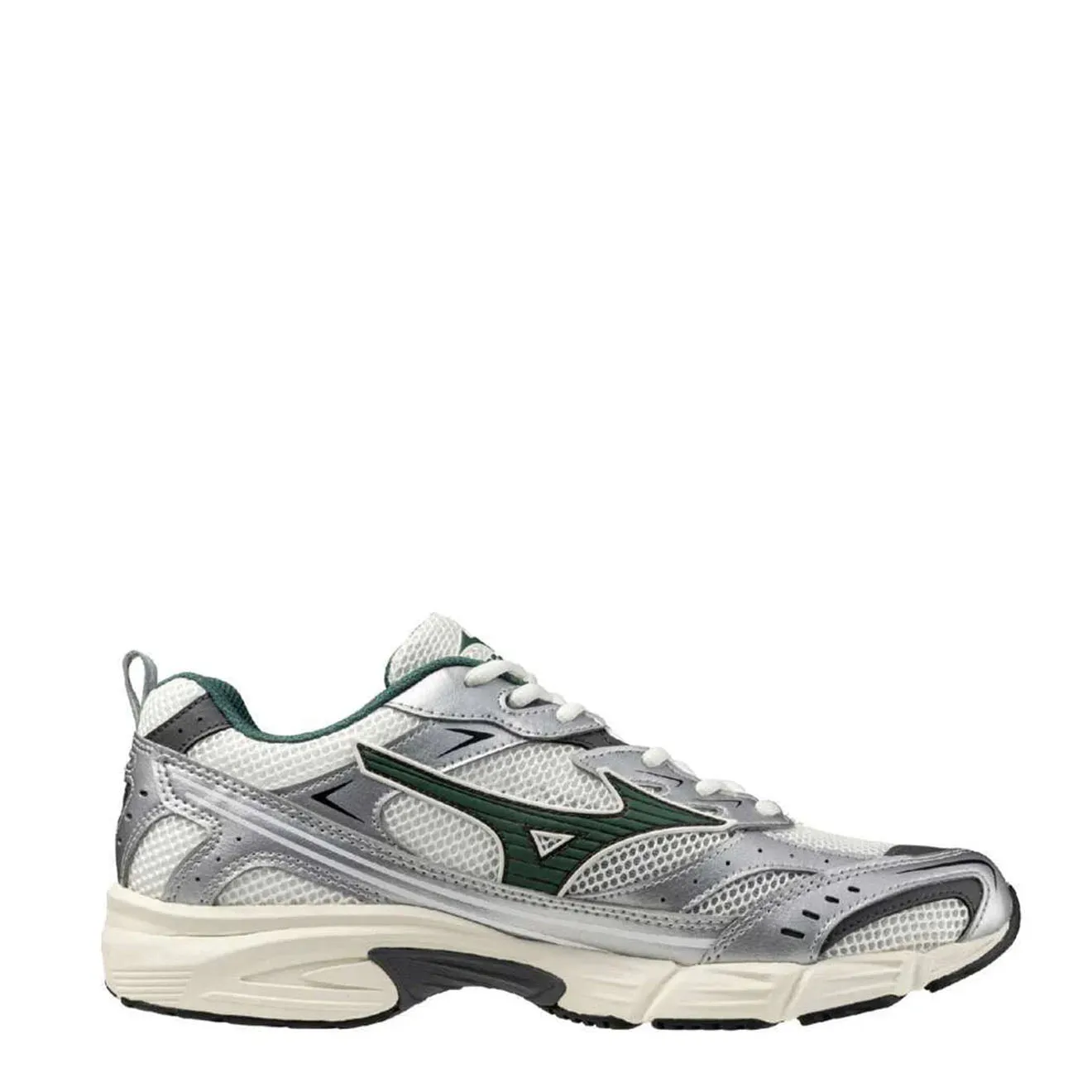 Mizuno MXR Schneeweiß / Bistro Grün / Silber