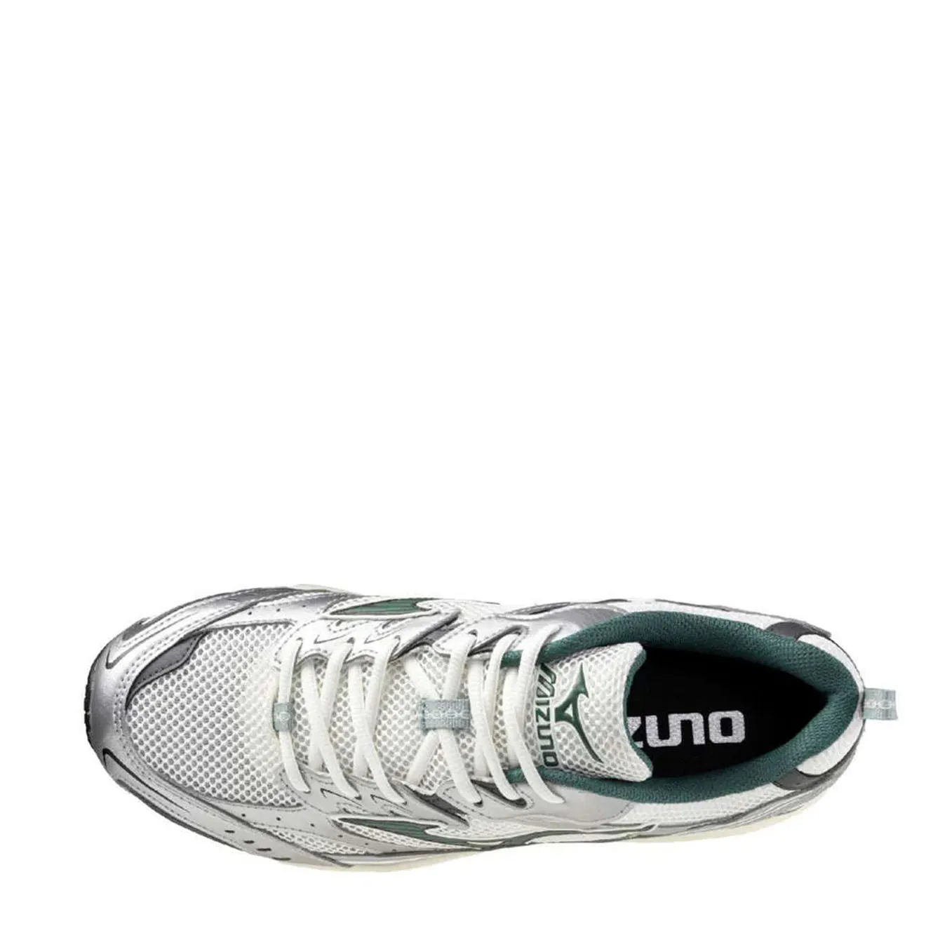 Mizuno MXR Schneeweiß / Bistro Grün / Silber