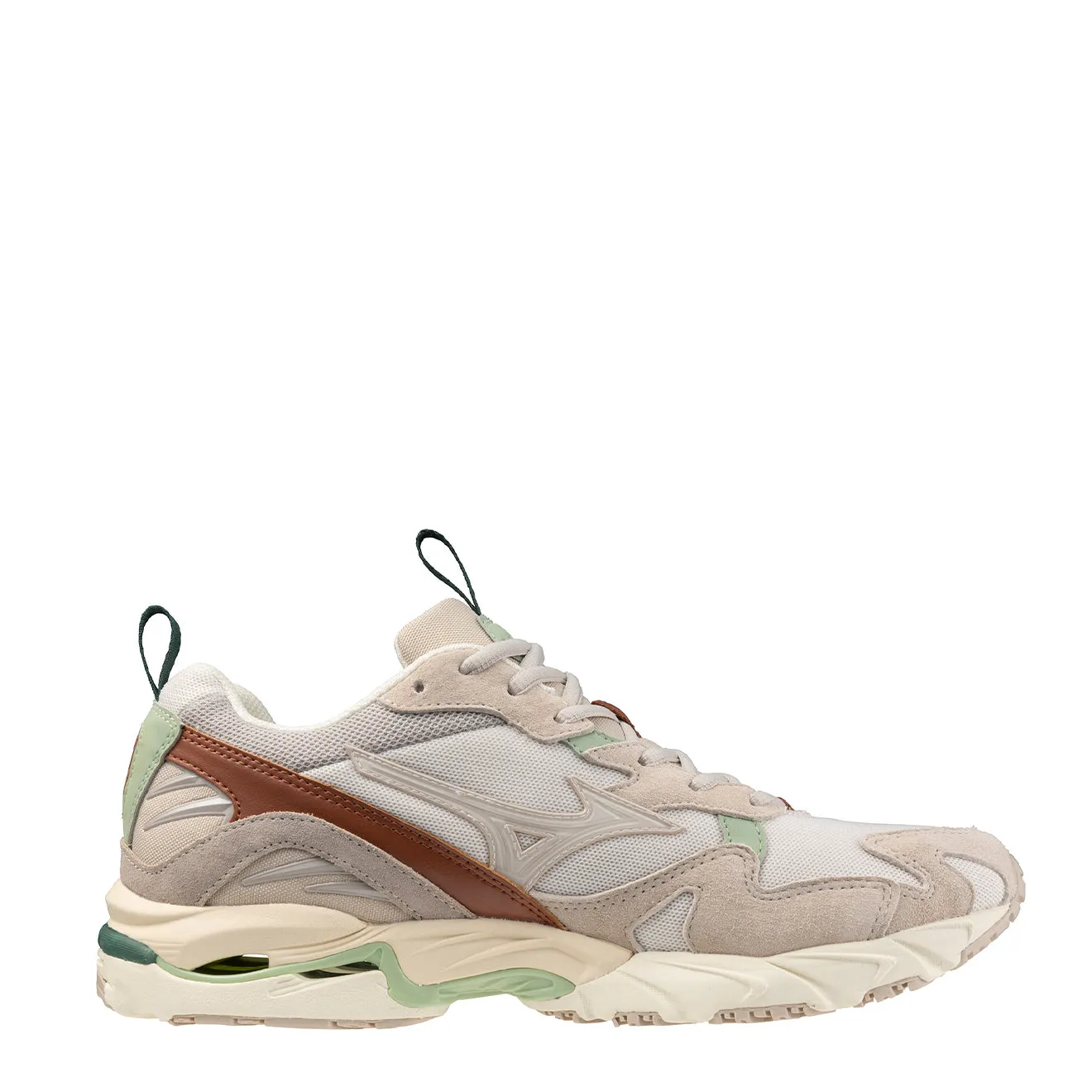 Mizuno Wave Rider 10 Premium Turnschuhe Silberwolke / Weißer Sand / Weißer Sand