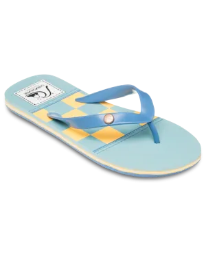 Molokai Originals Flip Flops in Aquifer Checker