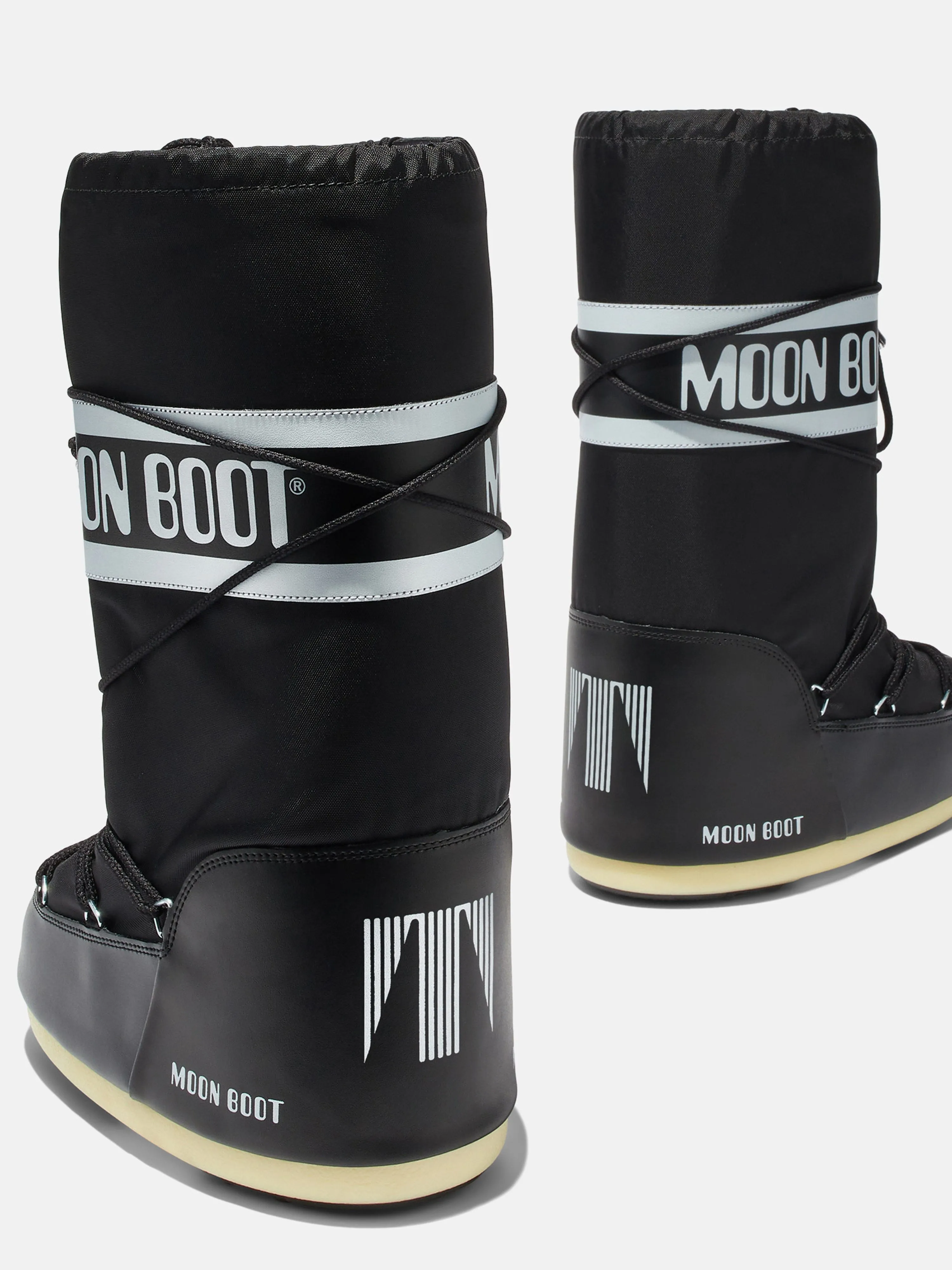 Moon Boot Kids Icon Stiefel in Schwarz