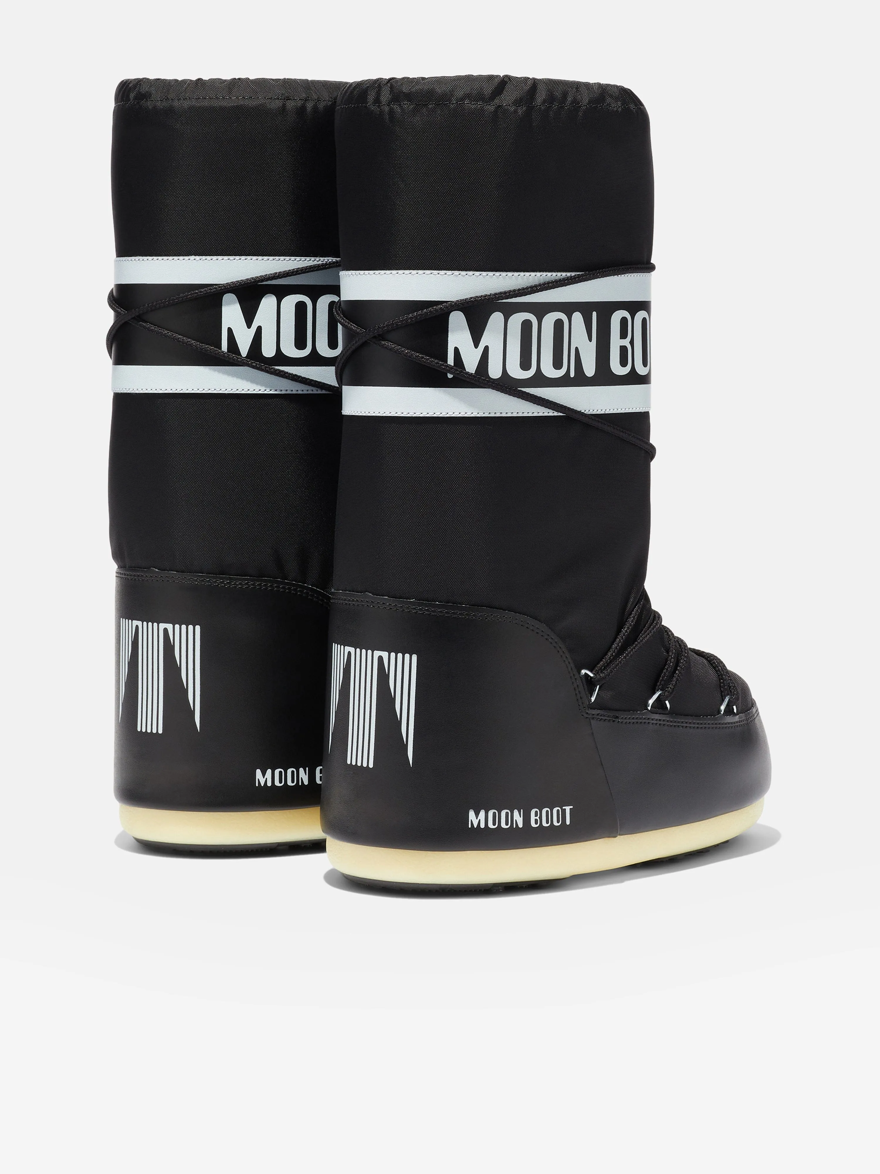 Moon Boot Kids Icon Stiefel in Schwarz