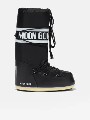 Moon Boot Kids Icon Stiefel in Schwarz