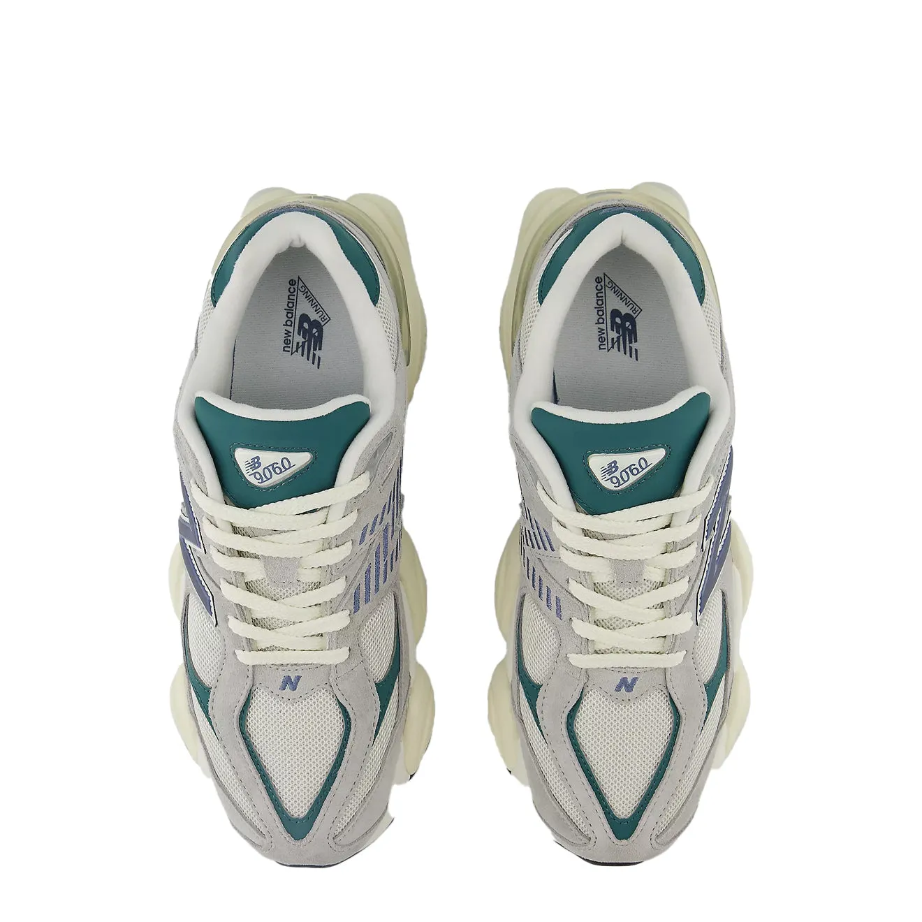 New Balance 9060 Trainer Beton / Vintage Indigo / Neues Tannengrün