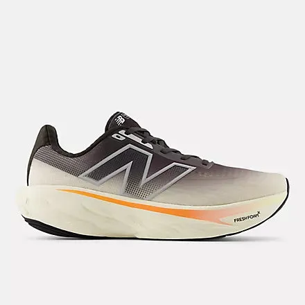 New Balance Herren Fresh Foam X 1080v14 Sneaker in Schwarz-Zement mit Angora und Heißem Mango