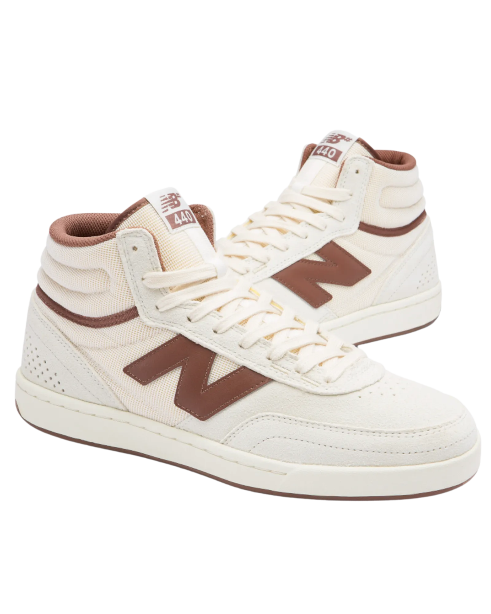 Numeric 440 High V2 Schuhe in Meersalz & Dunkelbraun