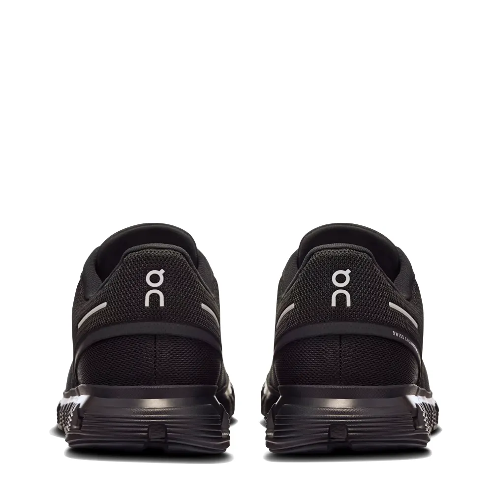On Men's Cloud 6 Sneaker in Schwarz/Schwarz