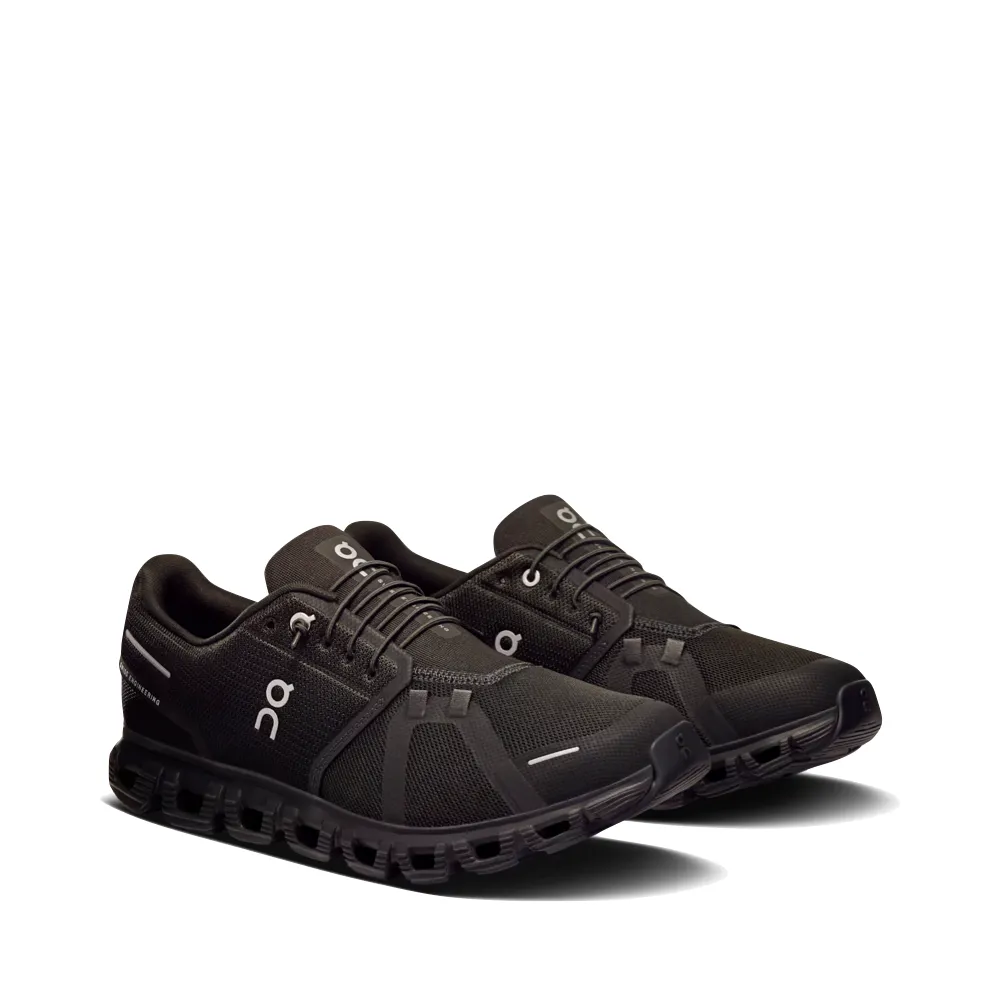 On Men's Cloud 6 Sneaker in Schwarz/Schwarz