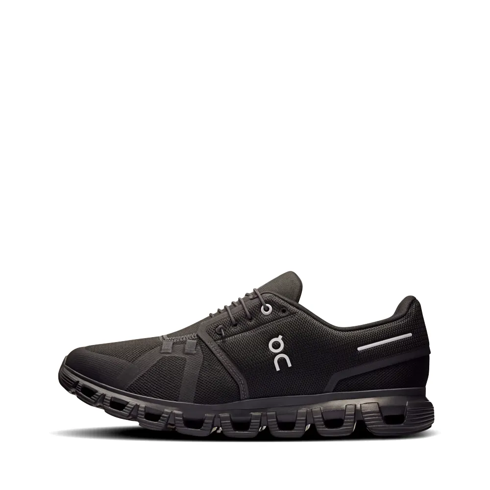 On Men's Cloud 6 Sneaker in Schwarz/Schwarz