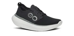 OOFOS OOMY STRIDE HERREN SCHWARZ/WEIß