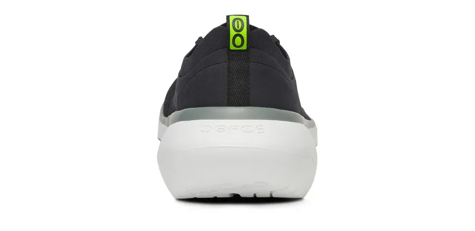 OOFOS OOMY STRIDE HERREN SCHWARZ/WEIß