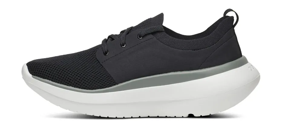 OOFOS OOMY STRIDE HERREN SCHWARZ/WEIß