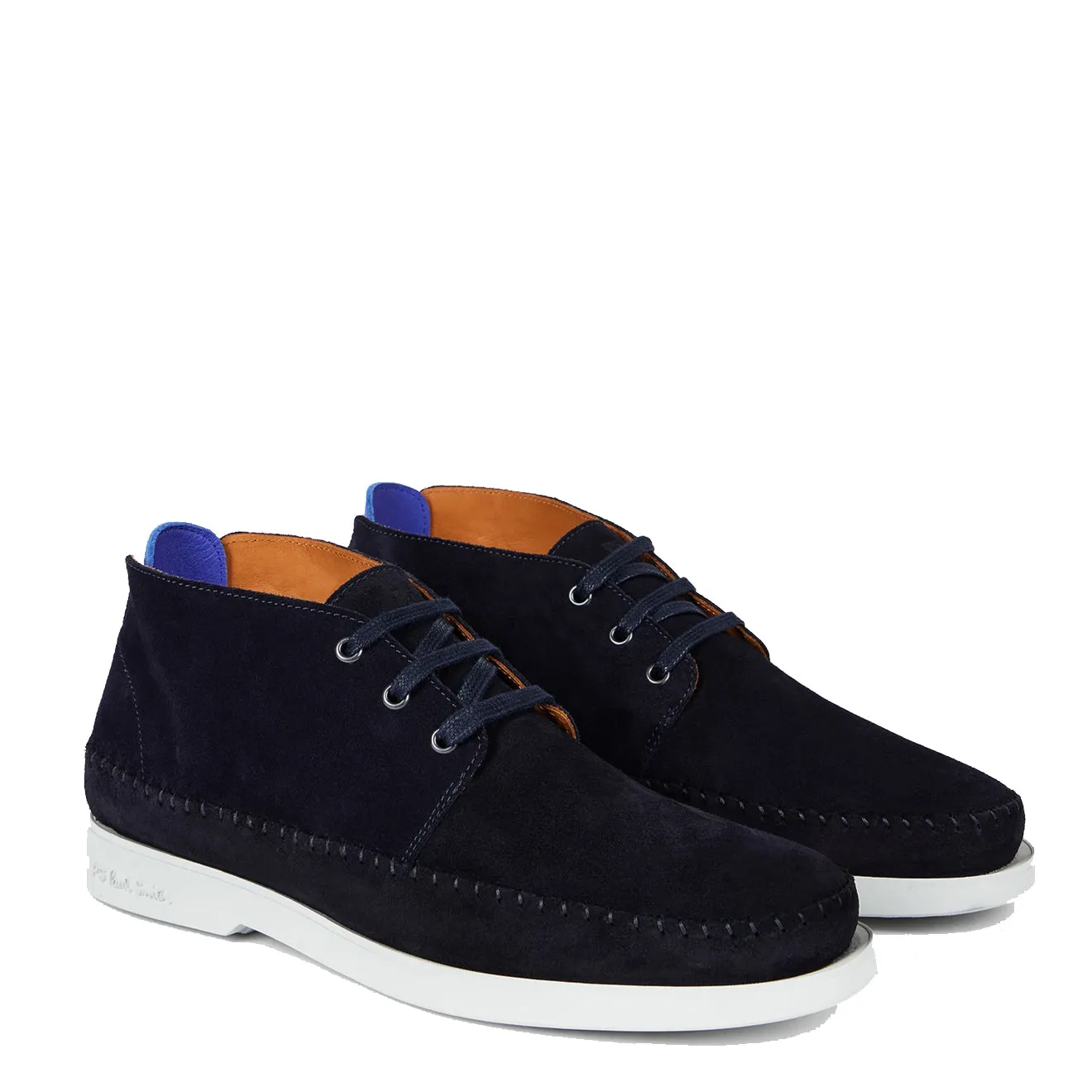 Paul Smith Kranich Wildleder Schuh Marineblau