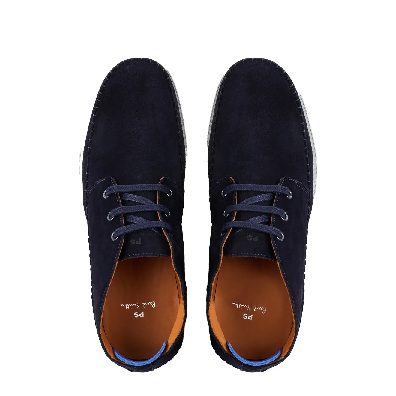 Paul Smith Kranich Wildleder Schuh Marineblau