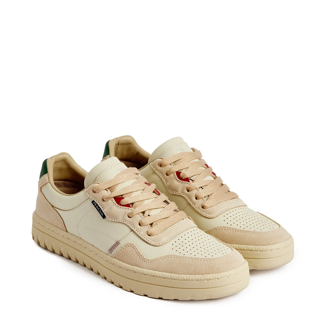 Paul Smith Schuh Ellis Weiß Grün Tab