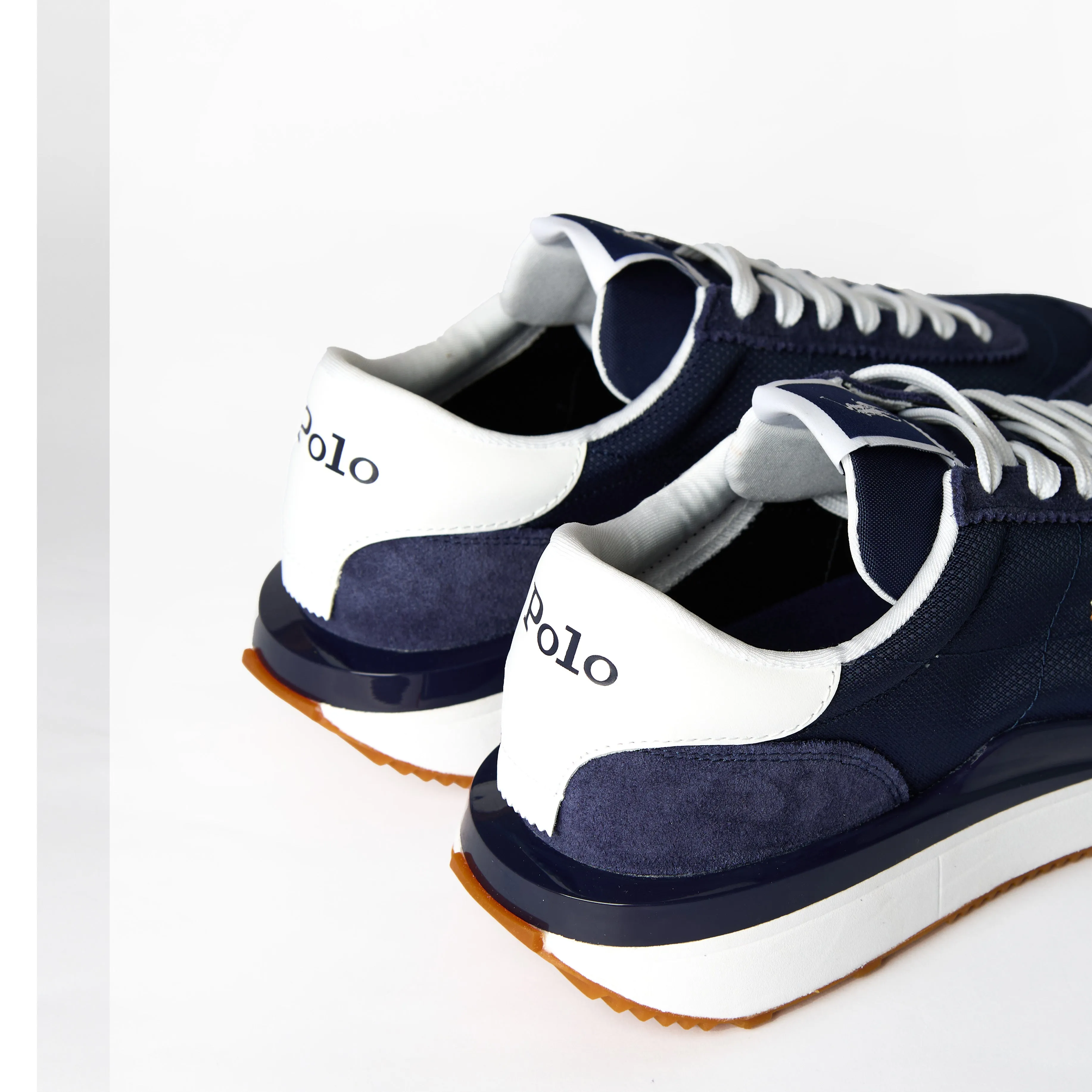 Polo Ralph Lauren Train 89 Wildleder / Oxford Trainer Marineblau / Mehrfarbig PP