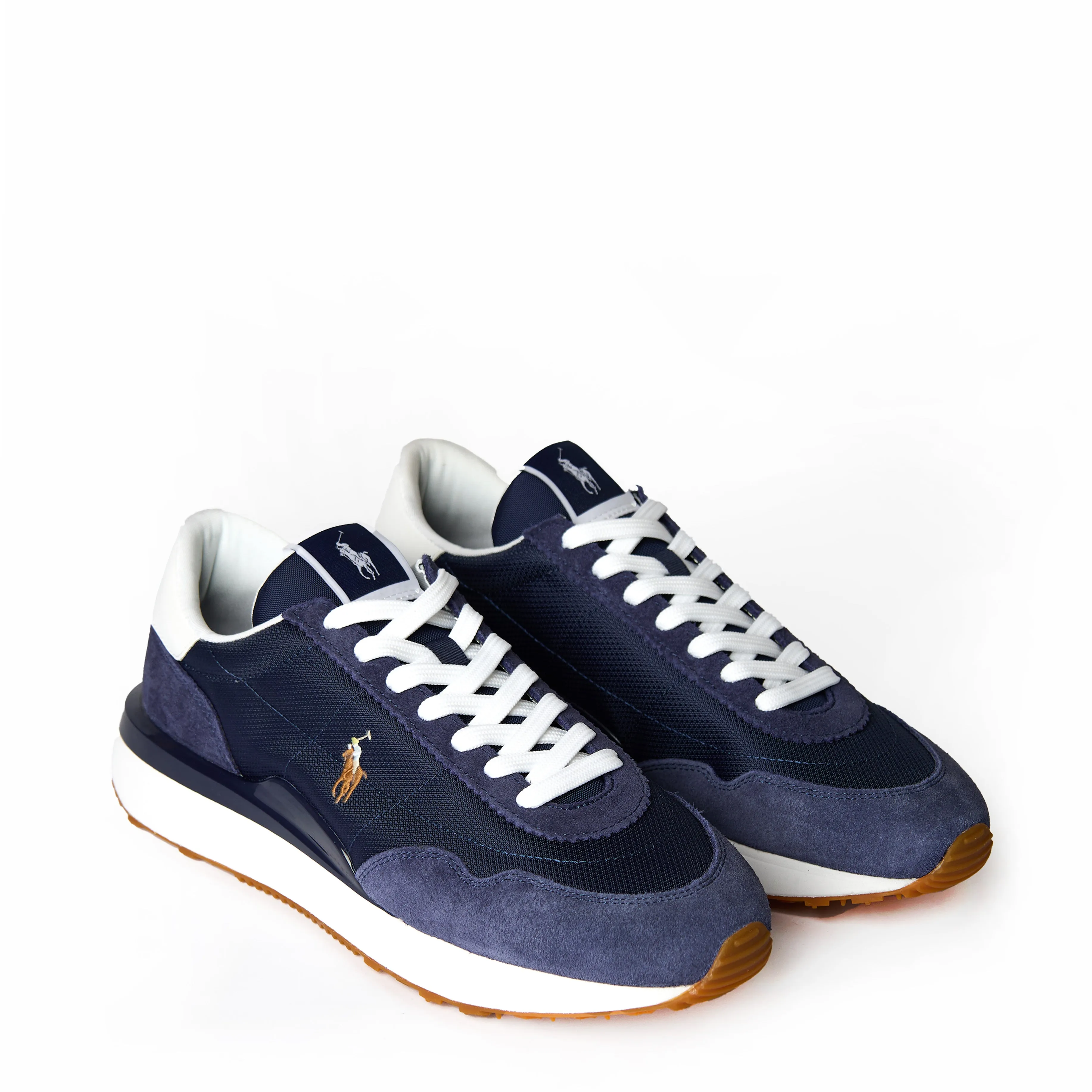Polo Ralph Lauren Train 89 Wildleder / Oxford Trainer Marineblau / Mehrfarbig PP