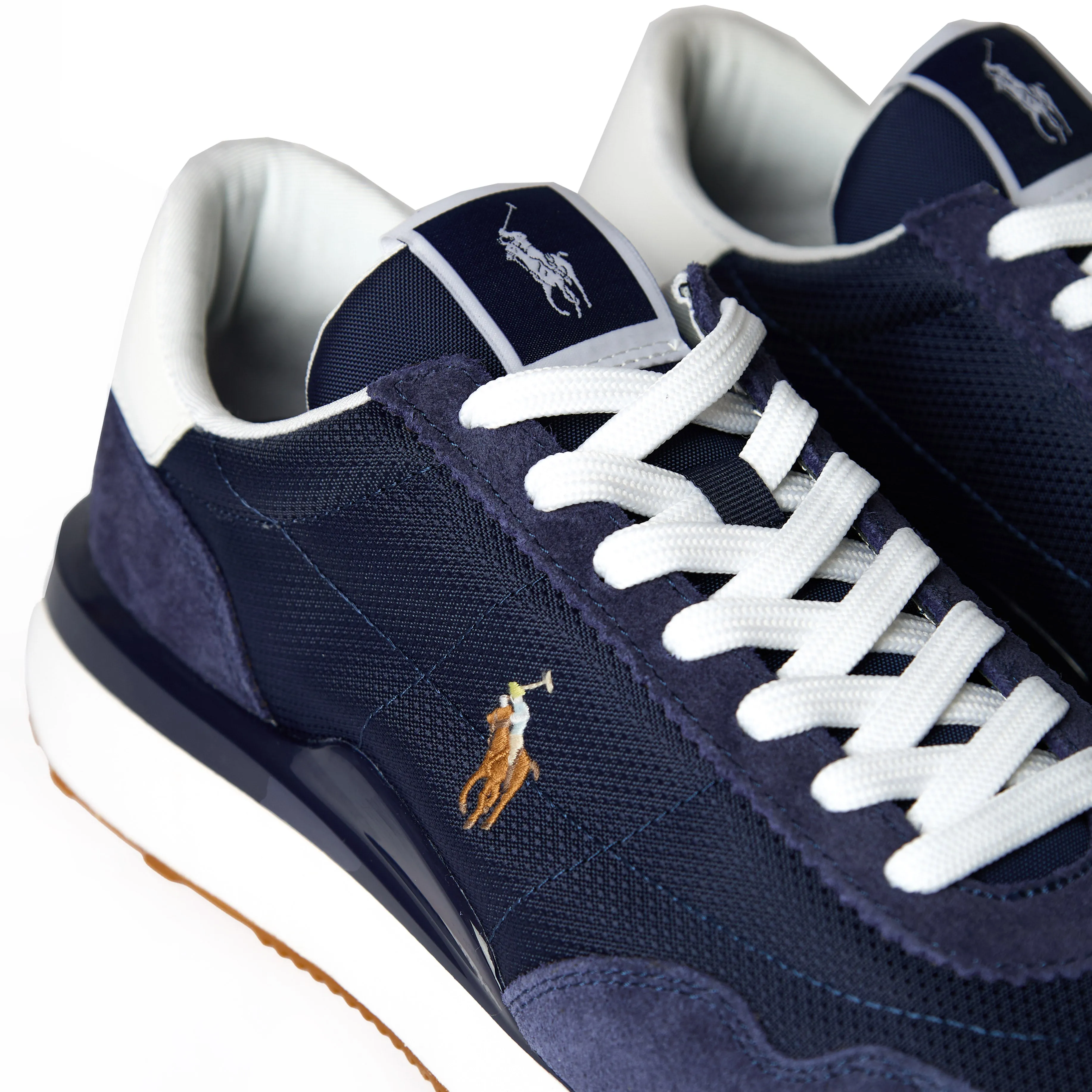 Polo Ralph Lauren Train 89 Wildleder / Oxford Trainer Marineblau / Mehrfarbig PP