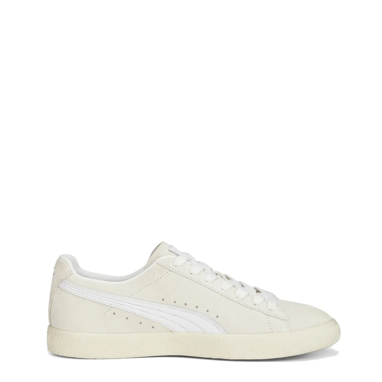 Puma Clyde PRM Trainer Gefrostetes Elfenbein / Puma Weiß