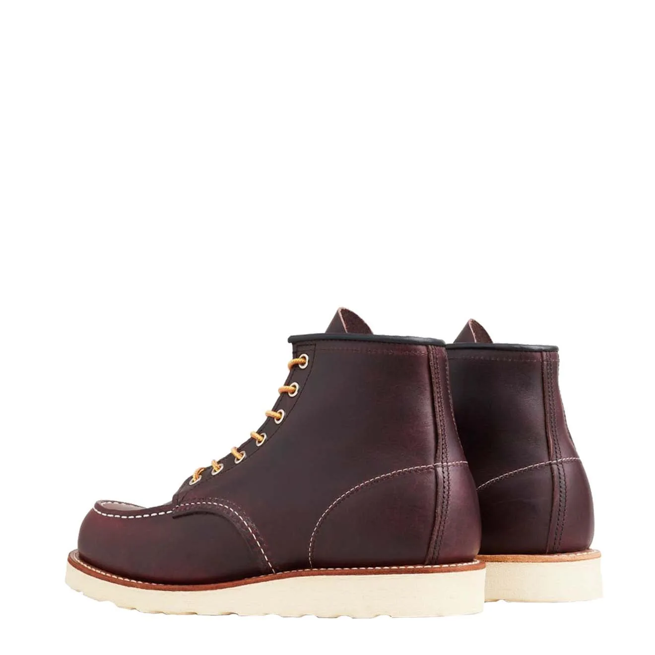 Red Wing 6-Zoll Classic Moc Stiefel Schwarz-Kirsche
