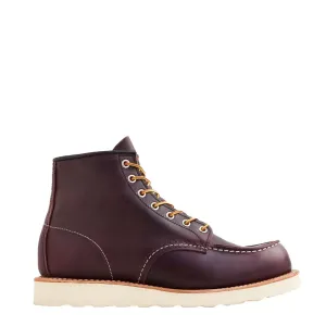 Red Wing 6-Zoll Classic Moc Stiefel Schwarz-Kirsche