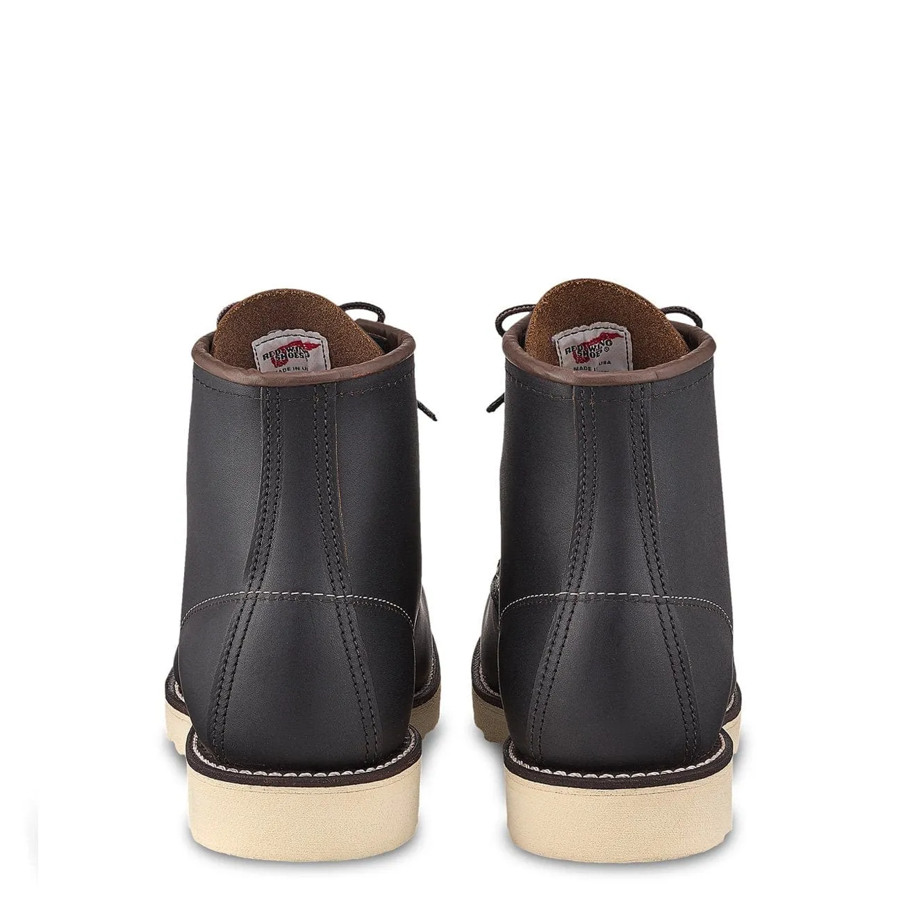 Red Wing 6-Zoll Classic Moc Stiefel Schwarz-Prairie